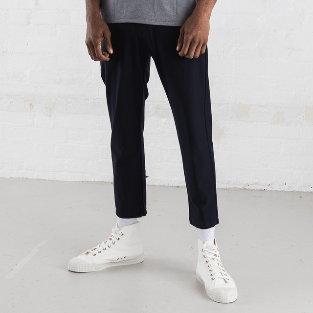Air Trousers: Urban Cycling Trousers Navy Front