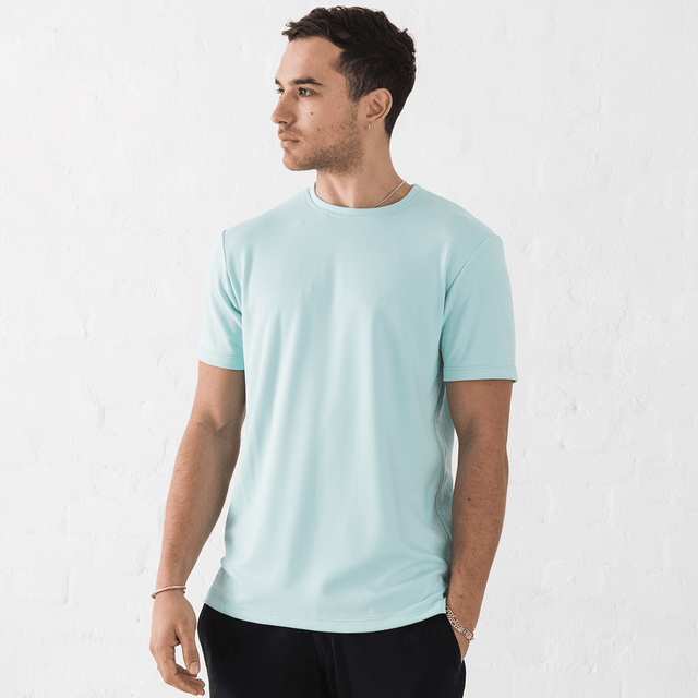 Fresh Feel Slim T-shirt: Technical T-shirt Mint Front