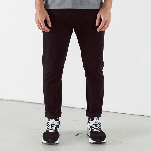 Move Trousers: Urban Cycling Trousers Black Front