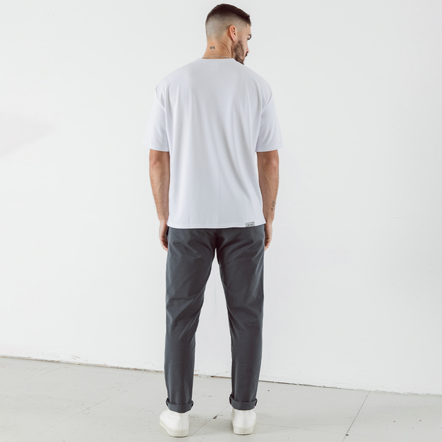 Move Trousers: Urban Cycling Trousers Grey Back Full